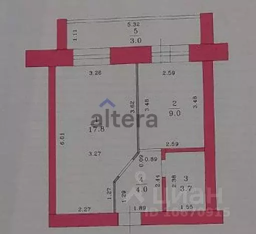 1-к кв. Татарстан, Казань ул. Салиха Батыева, 19 (34.5 м) - Фото 2