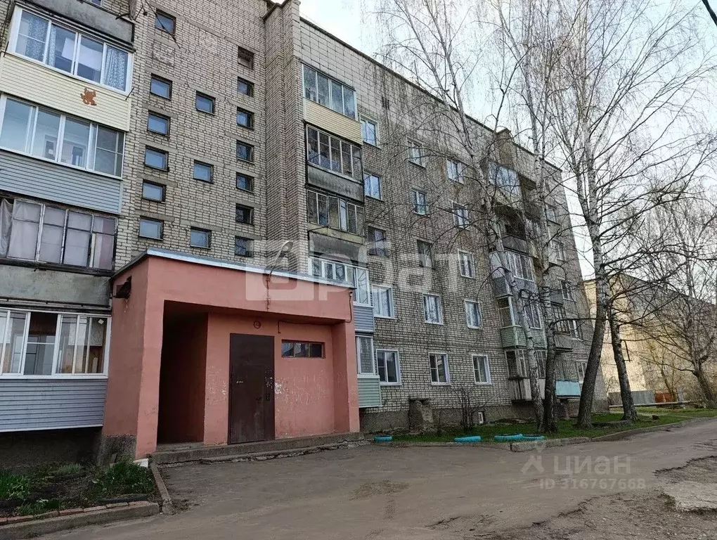 1-к кв. Костромская область, Ветлужский пгт ул. Калинина, 4 (36.3 м) - Фото 1