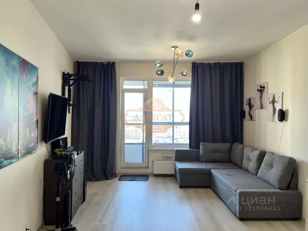 Студия Санкт-Петербург ул. Русановская, 20к1 (31.0 м) - Фото 1