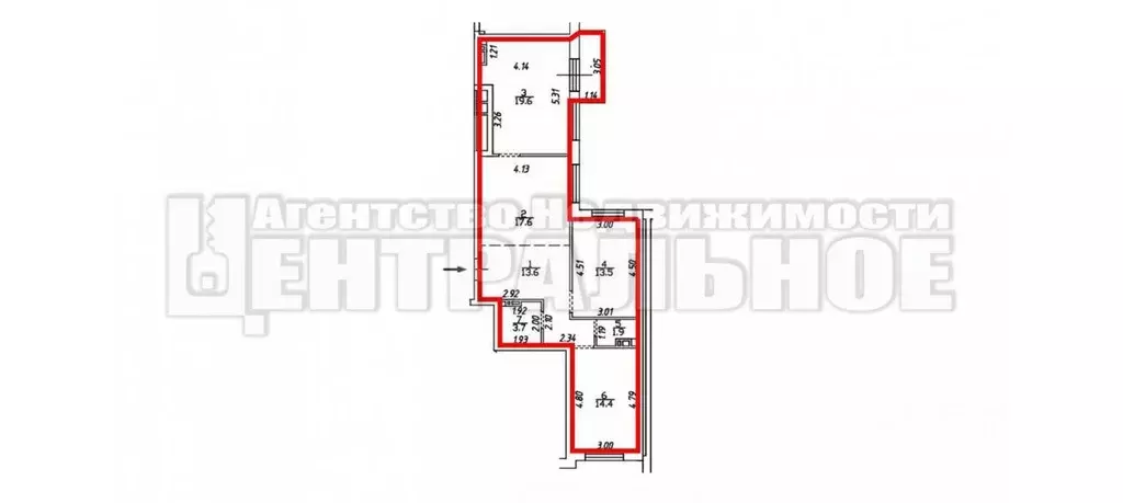 3-к кв. Смоленская область, Смоленск ул. Александра Степанова, 12 ... - Фото 2