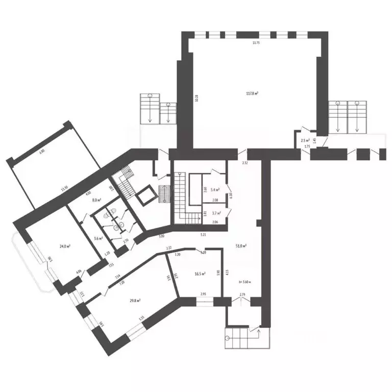 Торговая площадь в Ямало-Ненецкий АО, Новый Уренгой Восточный мкр, 4/3 ... - Фото 2
