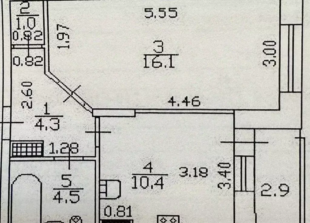 1-к кв. Санкт-Петербург пос. Парголово, Заречная ул., 25 (36.3 м) - Фото 2