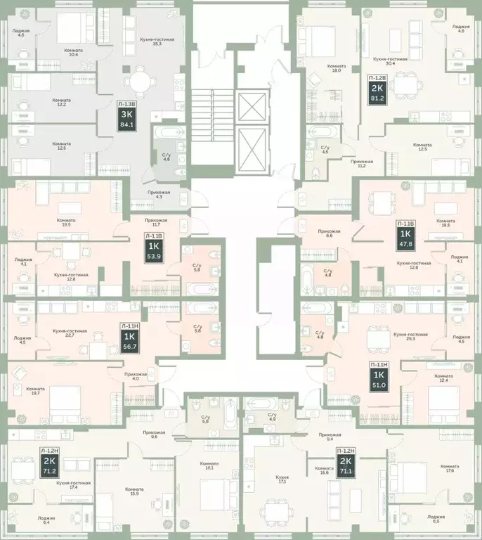 Свободной планировки кв. Курганская область, Курган Заозерный ... - Фото 2
