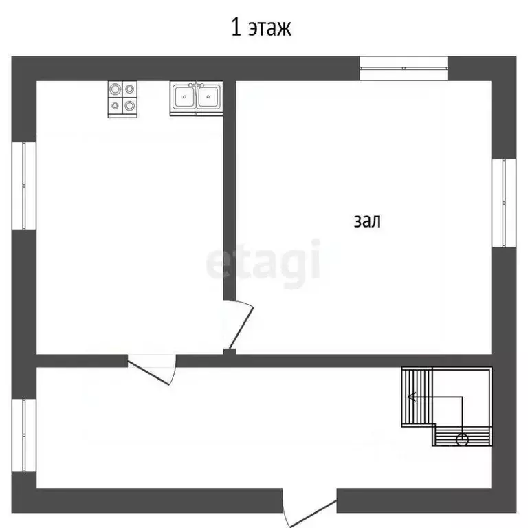 Дом в Тюменская область, Нижнетавдинский муниципальный округ, Ромашка ... - Фото 1