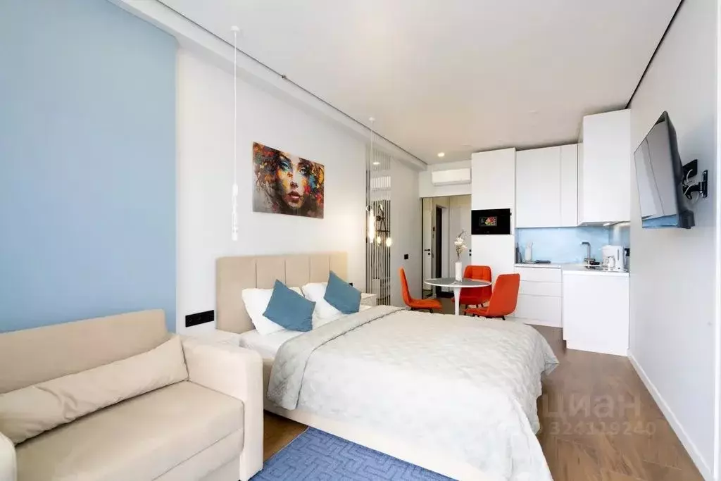 Студия Крым, Алушта ул. Западная, 4к3 (32.0 м) - Фото 2