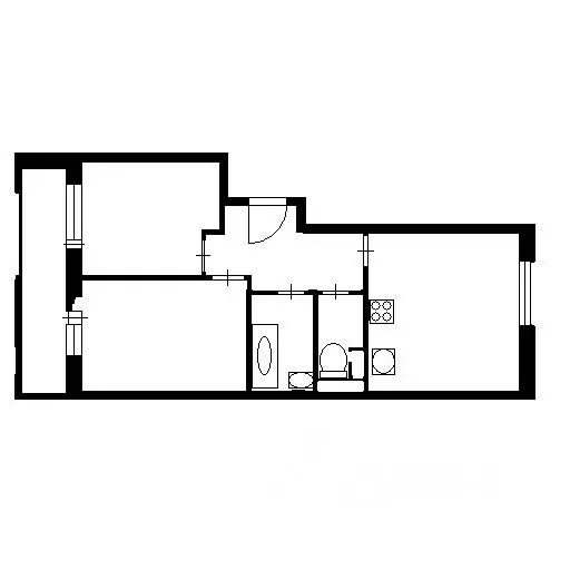 2-к кв. Санкт-Петербург ул. Летчика Лихолетова, 14к2 (54.4 м) - Фото 1