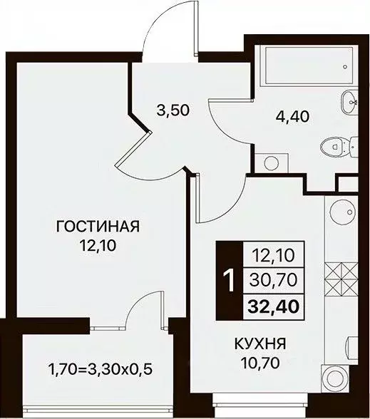 1-к кв. Ростовская область, Ростов-на-Дону ул. Берберовская, 11с2 ... - Фото 0