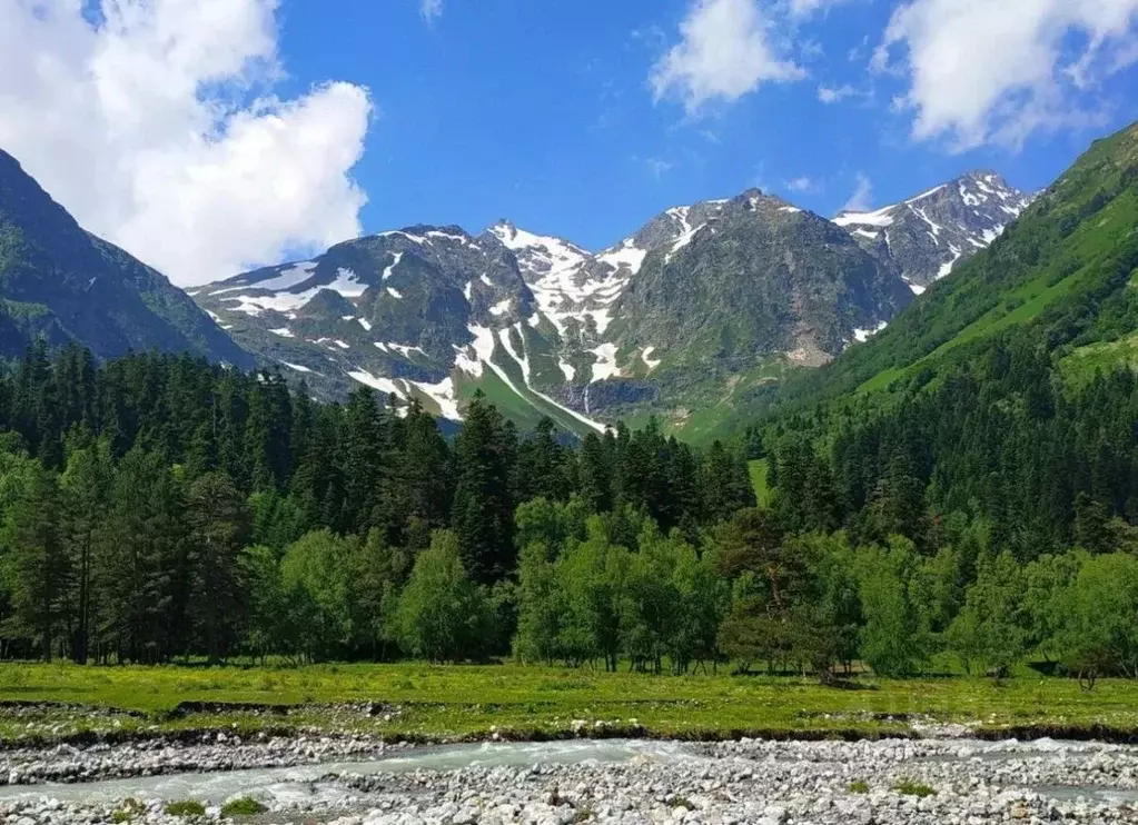 Участок в Карачаево-Черкесия, Зеленчукский район, с. Архыз ул. ... - Фото 0
