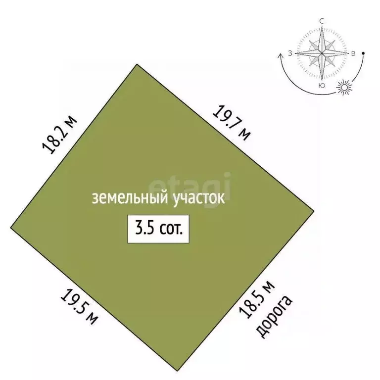Участок в Ростовская область, Мясниковский район, Краснокрымское ... - Фото 2