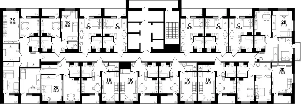 1-к кв. Нижегородская область, Нижний Новгород Коломенская ул., 8к4 ... - Фото 1