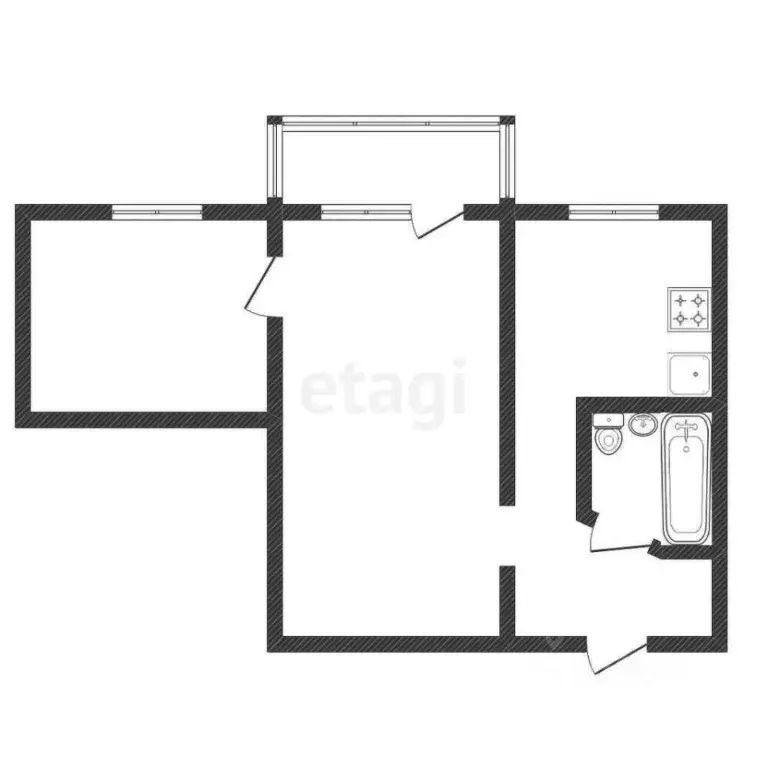 2-к кв. Коми, Сыктывкар ул. Оплеснина, 27 (36.9 м) - Фото 1