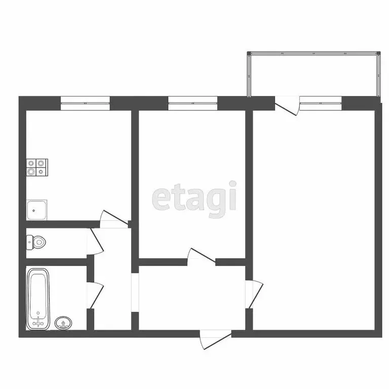 2-комнатная квартира: Саранск, улица Победы, 22А (60.2 м) - Фото 0