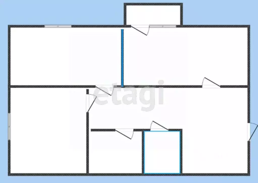 3-к кв. Липецкая область, Липецк ул. Катукова, 40А (62.0 м) - Фото 1