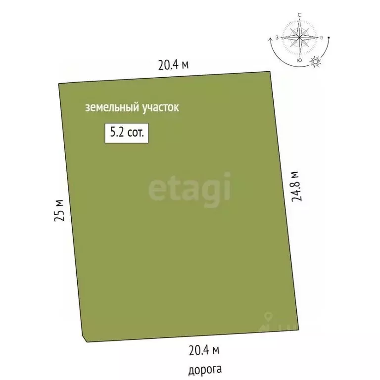 Участок в Крым, Керчь Дельфин садовое товарищество, ул. Луговая (5.2 ... - Фото 2