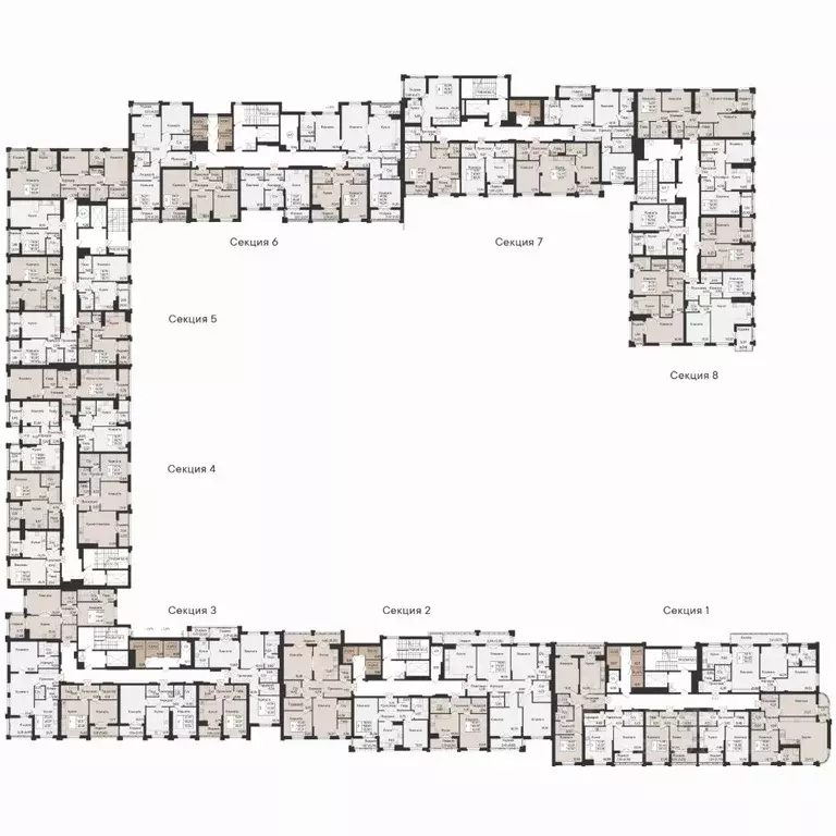 3-к кв. Ростовская область, Ростов-на-Дону Ривьера жилой квартал,  ... - Фото 2