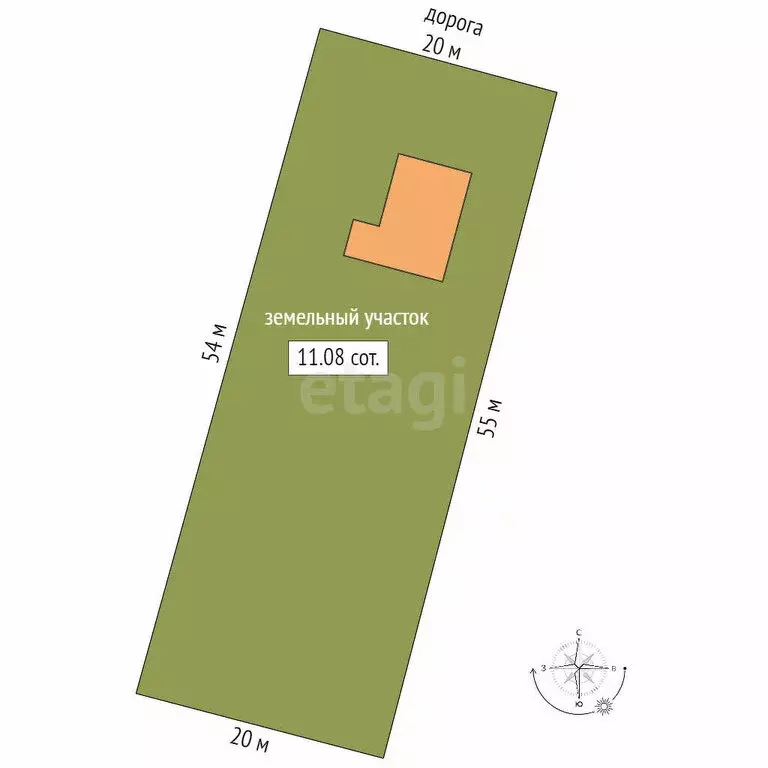 Дом в деревня Чучково, Центральная улица (51 м) - Фото 1