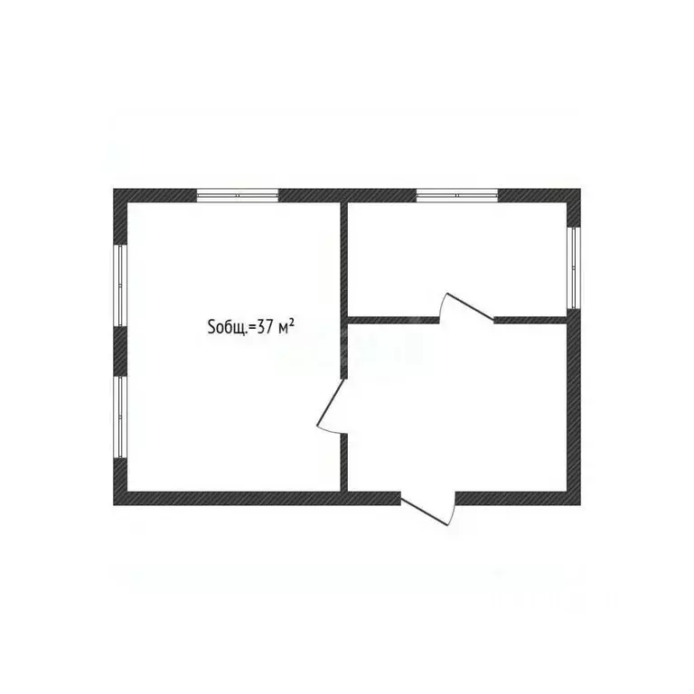 Дом в Брянская область, Климово рп ул. Калинина (37 м) - Фото 2