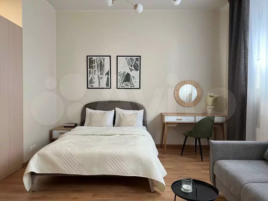 Квартира-студия, 32,3 м, 1/10 эт. - Фото 1