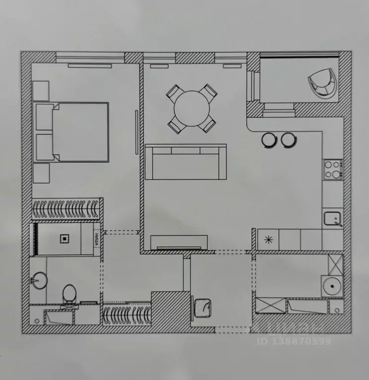 2-к кв. Москва Сосенское поселение, просп. Куприна, 34к1 (55.9 м) - Фото 2