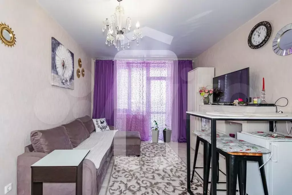 Квартира-студия, 30 м, 8/16 эт. - Фото 1