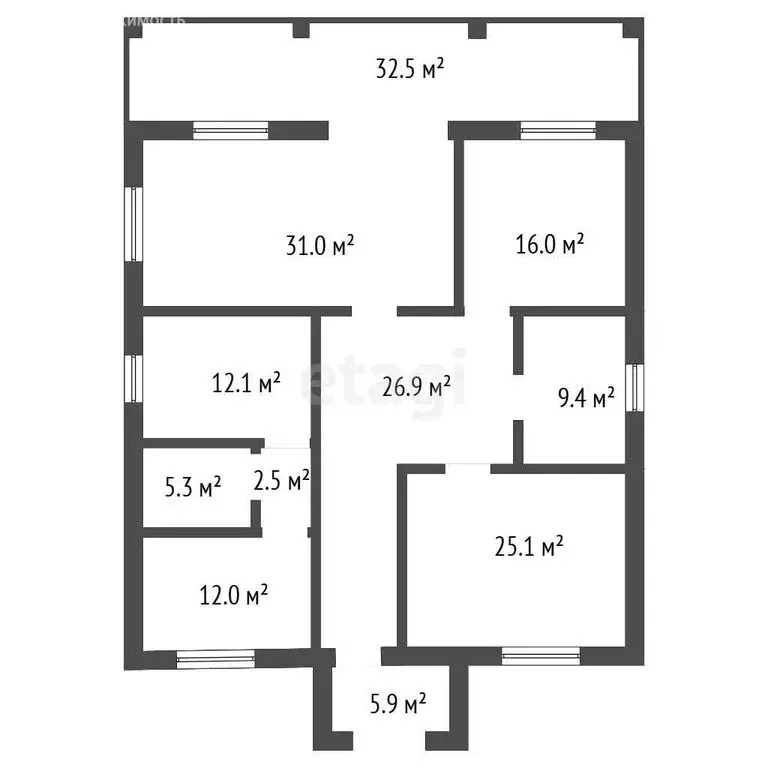 Дом в Лиски, Изумрудная улица (155.6 м) - Фото 1
