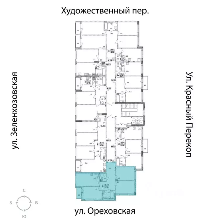 3-к кв. Нижегородская область, Нижний Новгород Смородина жилой ... - Фото 2