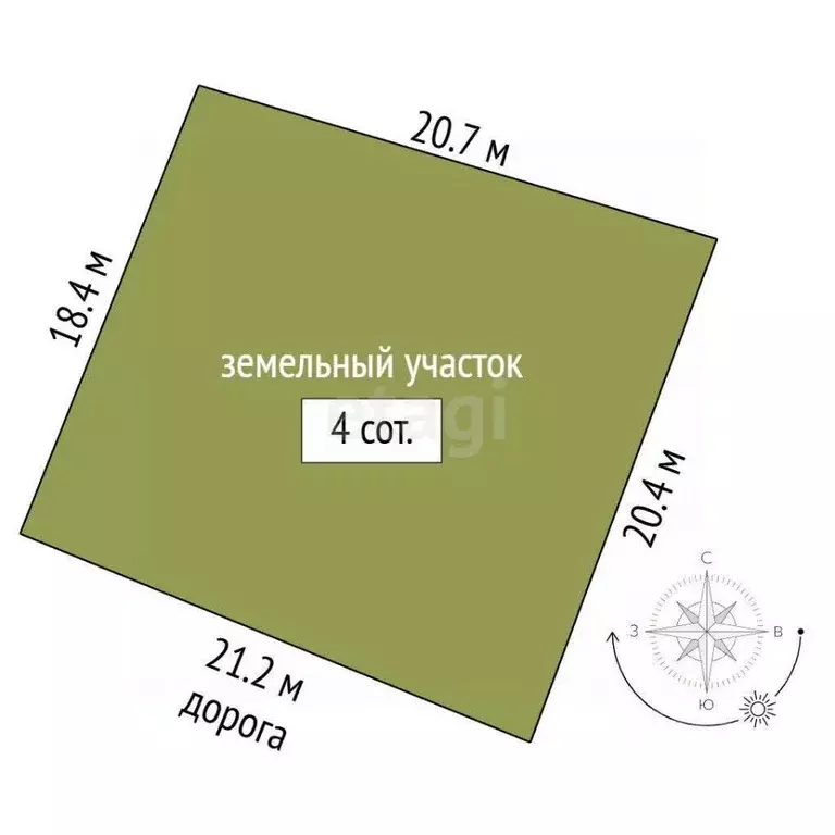 Участок в Севастополь СТ Дружба ТСН, 46 (4.0 сот.) - Фото 2