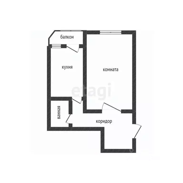 1-к кв. Краснодарский край, Горячий Ключ ул. Бабушкина, 43 (46.2 м) - Фото 1