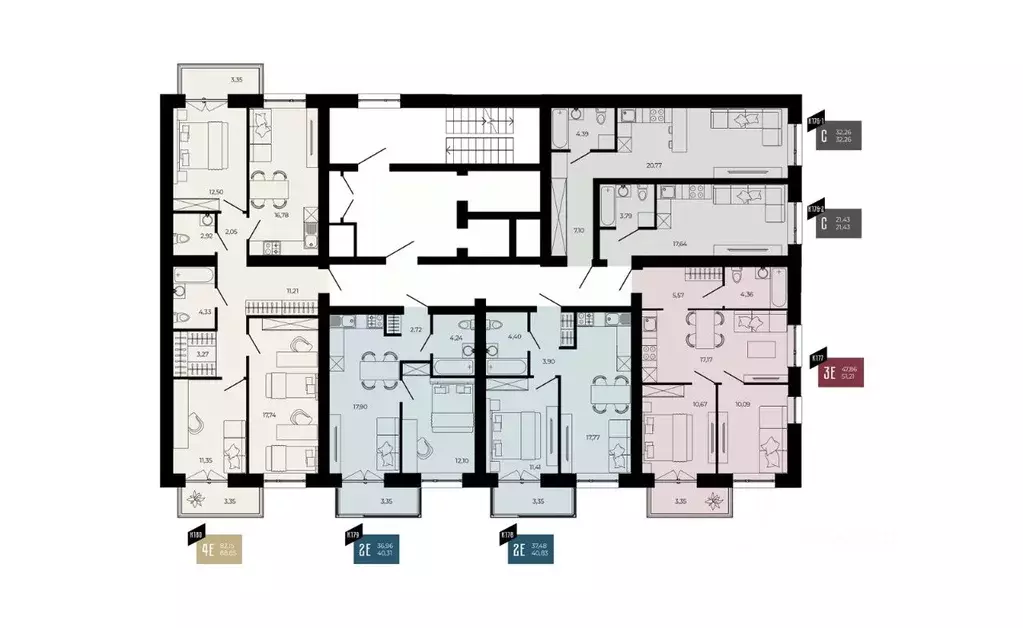 Студия Пензенская область, Пенза ул. Тепличная, 55 (32.26 м) - Фото 2