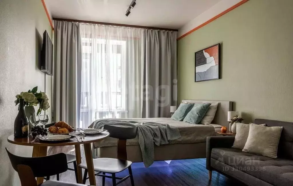 Студия Санкт-Петербург ул. Тосина, 6 (24.3 м) - Фото 2