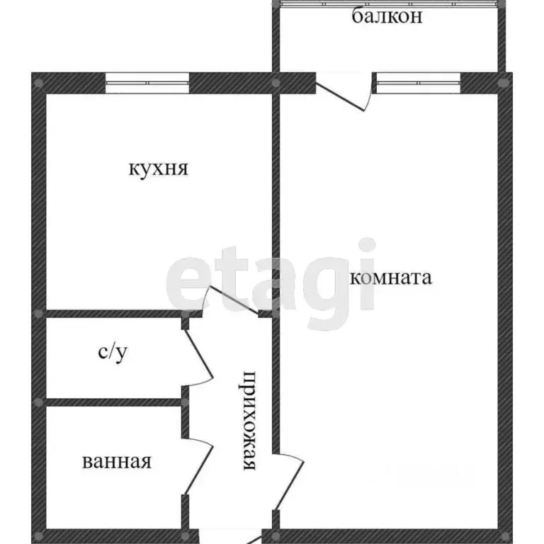 1-к кв. Костромская область, Кострома ул. Юных Пионеров, 49 (33.1 м) - Фото 0