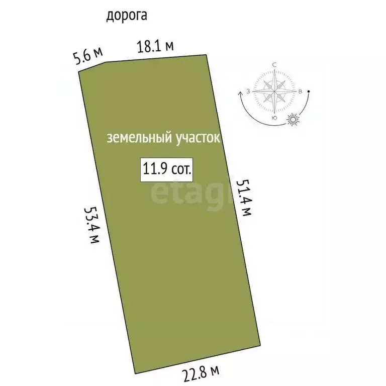 Участок в Свердловская область, Талица пл. Молодежная (12.0 сот.) - Фото 2