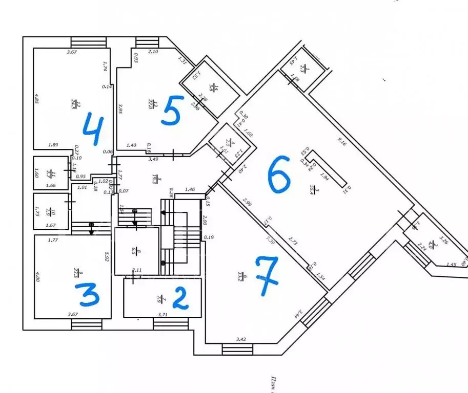 Офис (60 м) - Фото 1