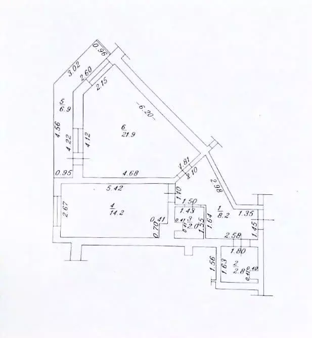 1-к кв. Краснодарский край, Анапа Тираспольский пер., 1А (56.0 м) - Фото 2