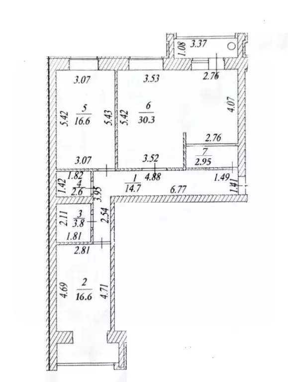 3-к кв. Чувашия, Чебоксары Благовещенский мкр, ул. Николая Смирнова, 7 ... - Фото 2
