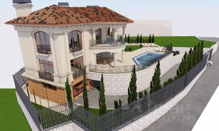 Дом в Крым, Ялта муниципальный округ, Виноградное пгт ул. Яузы, 18 ... - Фото 2