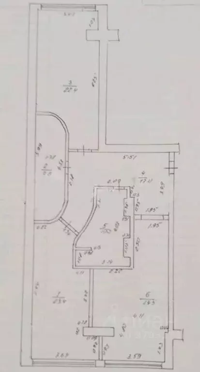 2-к кв. Татарстан, Казань Горки-3 мкр, ул. Дубравная, 43А (105.2 м) - Фото 1