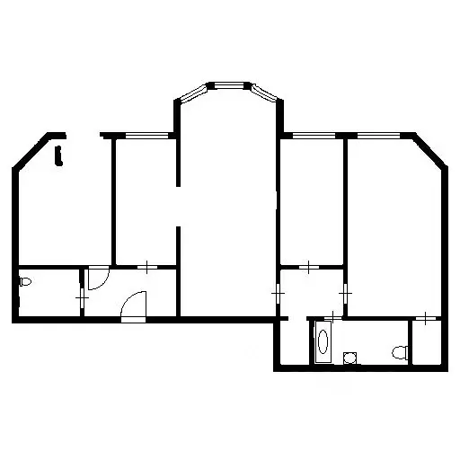 4-к кв. Москва Долгоруковская ул., 6 (148.0 м) - Фото 1