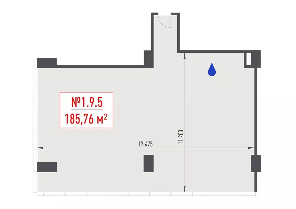 Офис (185.76 м) - Фото 1