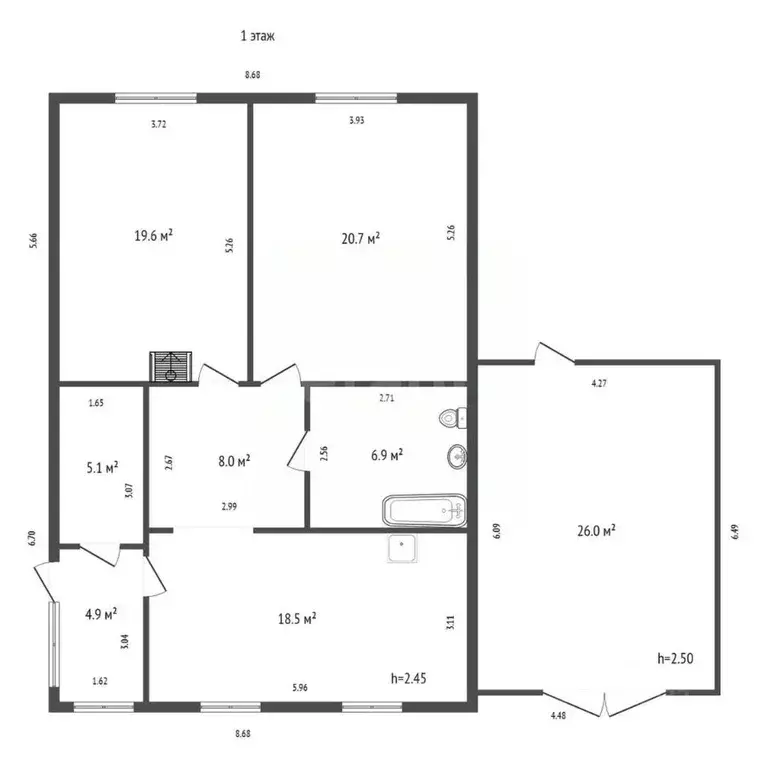 Дом в Красноярский край, Красноярск городской округ, Березовка ... - Фото 2
