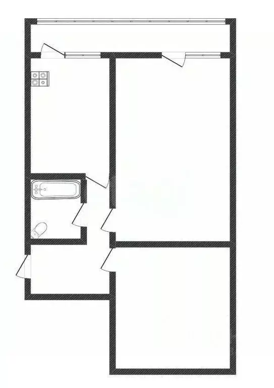 2-к кв. Саратовская область, Балашов ул. Титова, 21А (52.3 м) - Фото 2