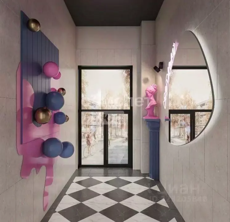 2-к кв. Липецкая область, Липецк ул. Е.И. Замятина, 1 (60.02 м) - Фото 1