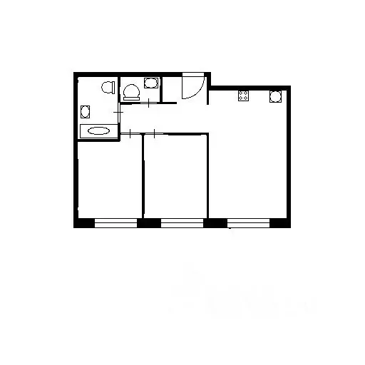 2-к кв. Московская область, Одинцово ул. Рябиновая, 7 (57.2 м) - Фото 2