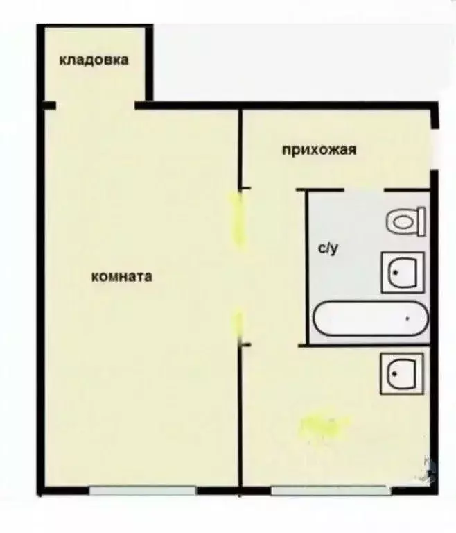 1-к кв. Ярославская область, Ярославль ул. Чехова, 11 (31.4 м) - Фото 1