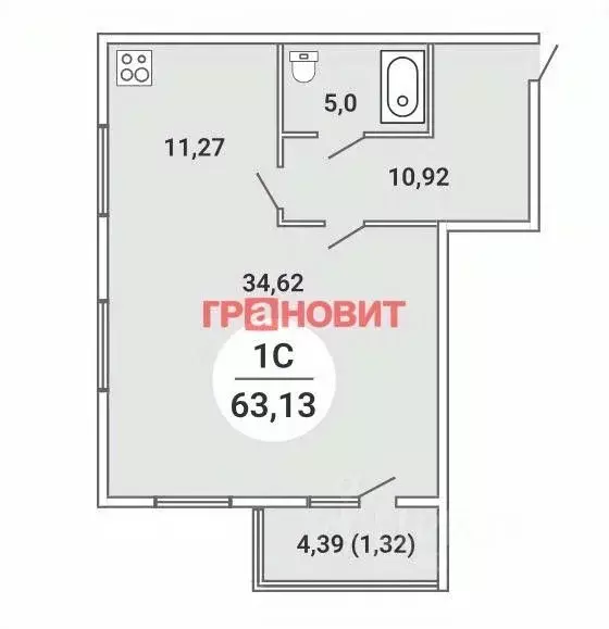 2-к кв. Новосибирская область, Новосибирск Северо-Чемской жилмассив, ... - Фото 1
