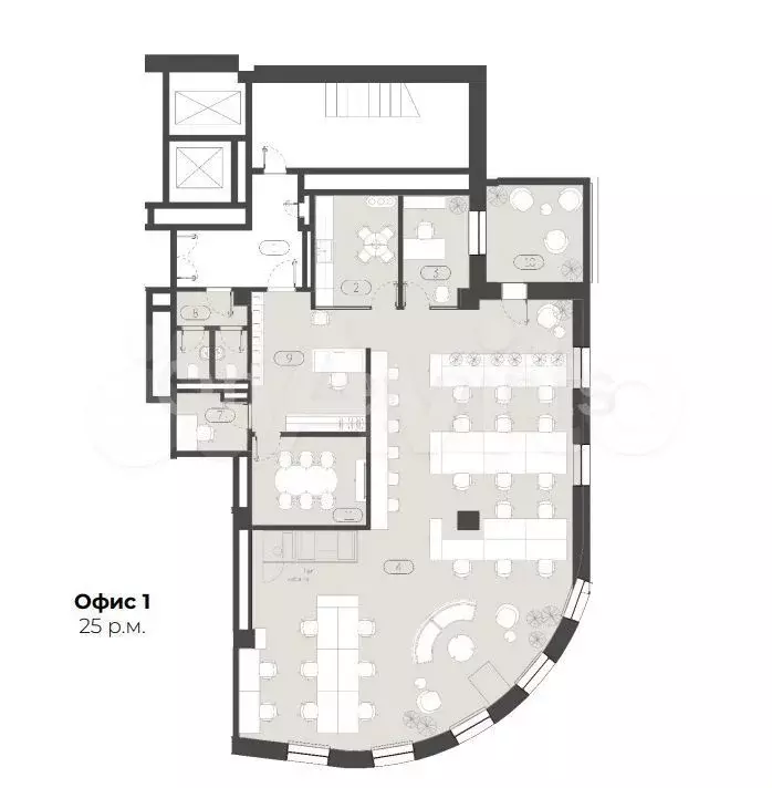 Офис 187 кв.м - Фото 0