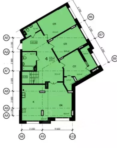 3-к кв. Нижегородская область, Нижний Новгород ул. Владимира ... - Фото 0