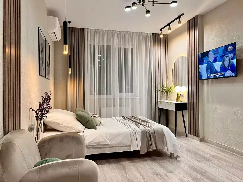 1-к кв. Крым, Симферопольский район, с. Мирное ул. Крымской Весны, 9к1 ... - Фото 1