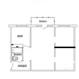 2-комнатная квартира: посёлок Комсомольский, Кемеровская улица, 2 ... - Фото 1
