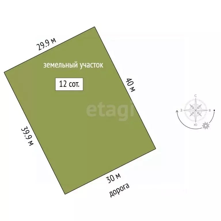 Участок в Марий Эл, Медведевский район, Азяковское с/пос, д. Шеклянур ... - Фото 1